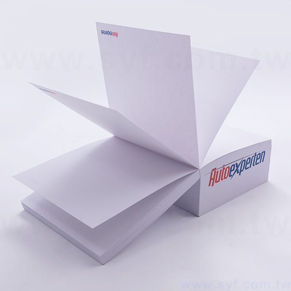 方型紙磚-10x10x2.5cm四面彩色印刷-內頁彩色印刷便條紙_2